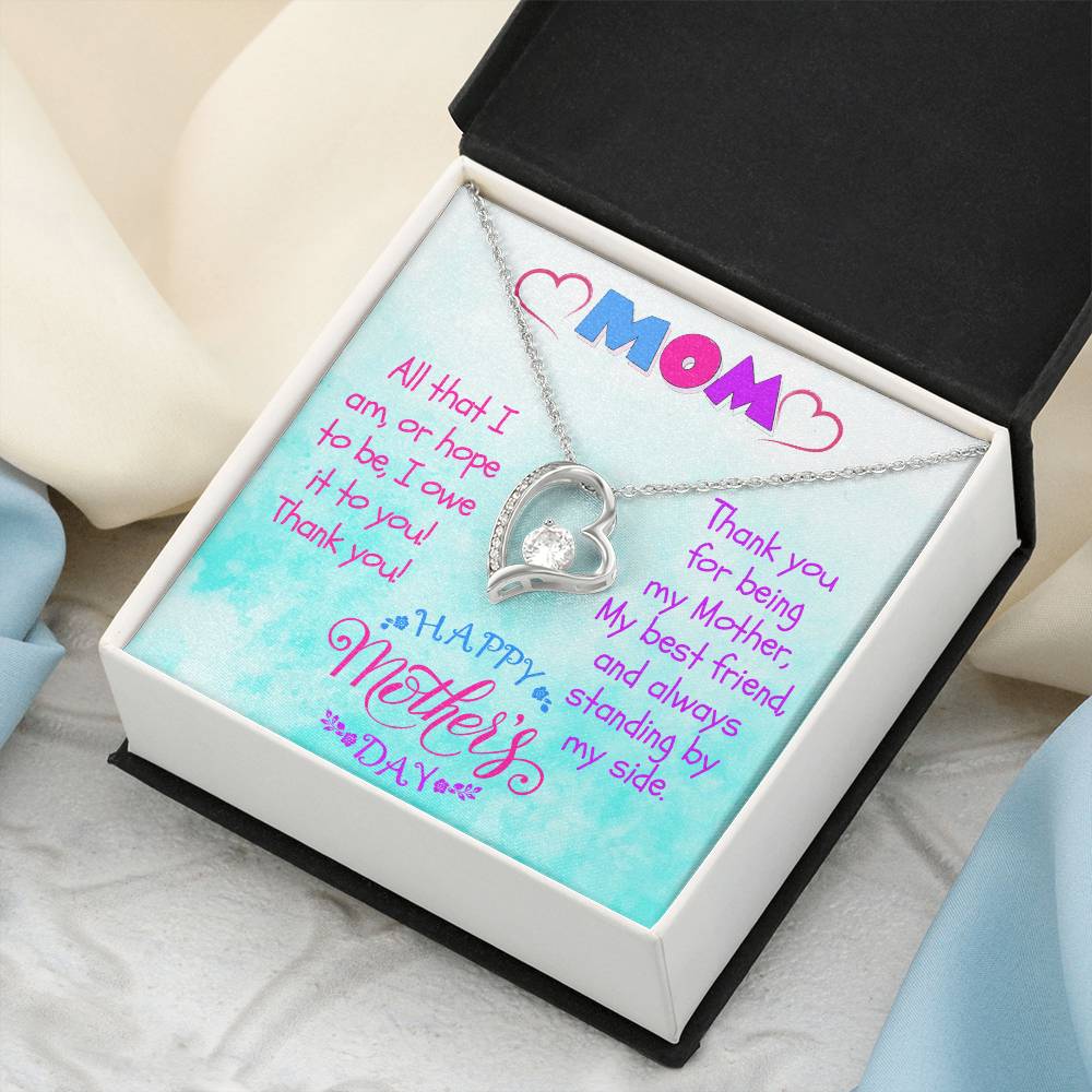 Mummy To Be Necklace Gift New Mum Gift To My Mummy Gift From Unborn Baby New Mom Gift From Husband Baby Bump Gift New Mommy Gift Idea 2 Forever Love Necklace