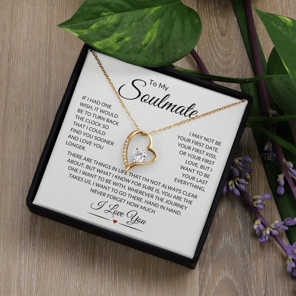 Soulmate Last Everything W  Forever Love Necklace 💘 Forever Love Necklace