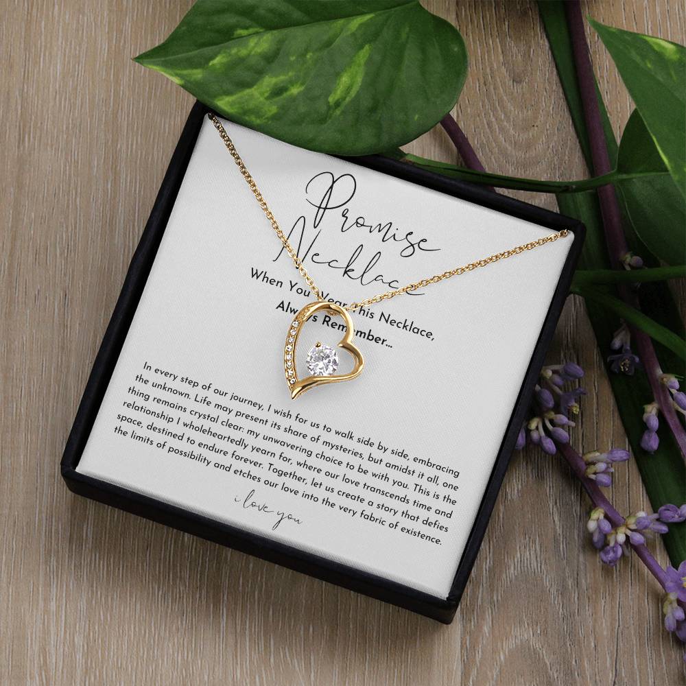 Promise Necklace For Her Forever Love Necklace