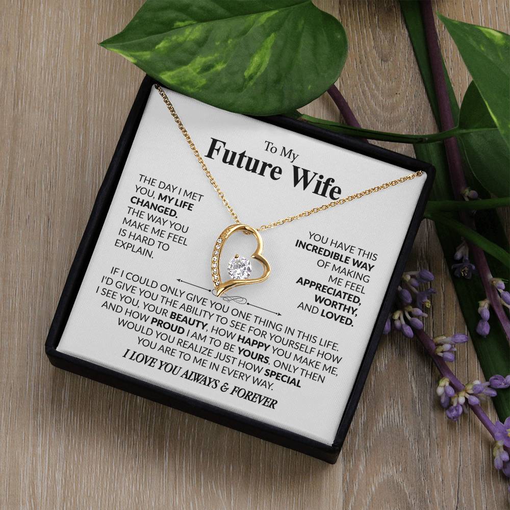 To My Future Wife Forever Love Necklace