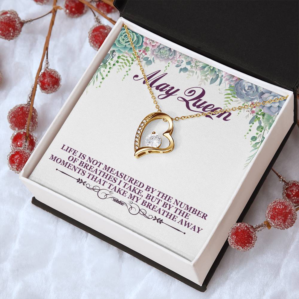 Born May Birthday Gift 5 1 Forever Love Necklace
