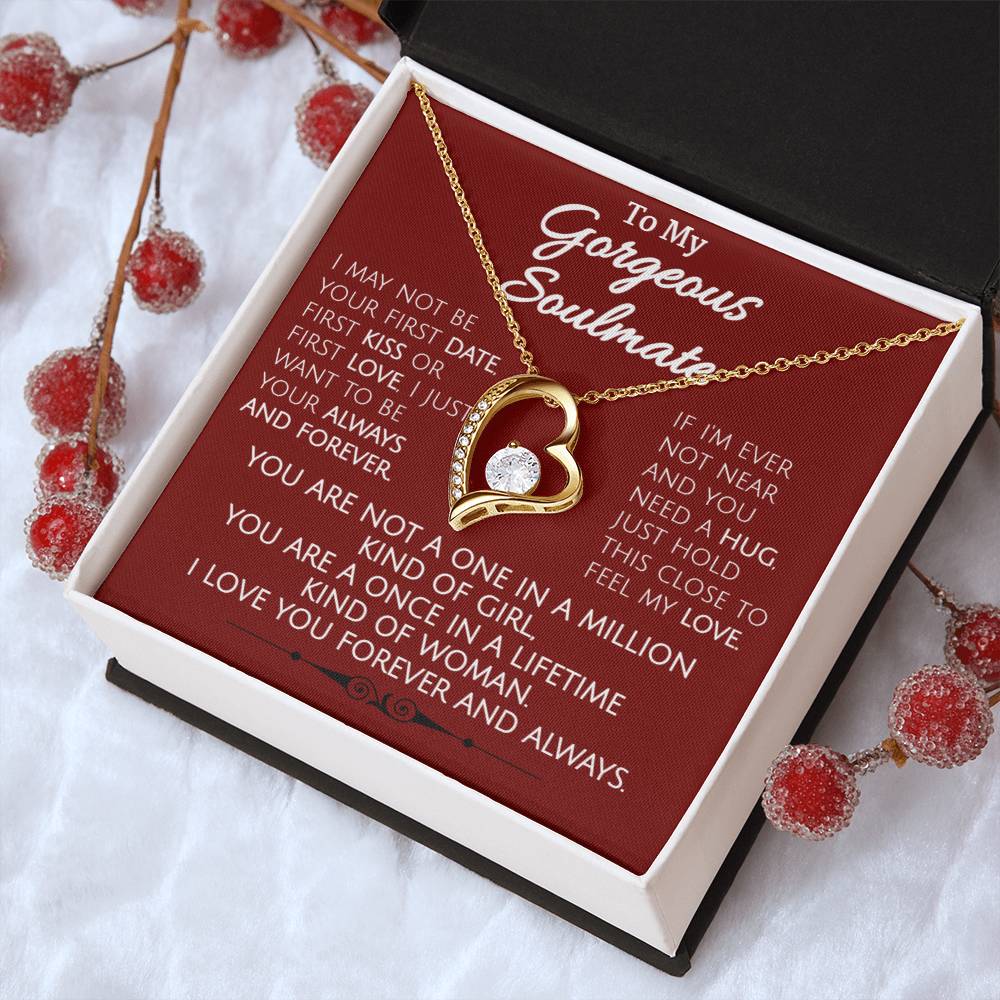 Hold This Close To My Gorgeous Soulmate Stunning Necklace 1 Forever Love Necklace