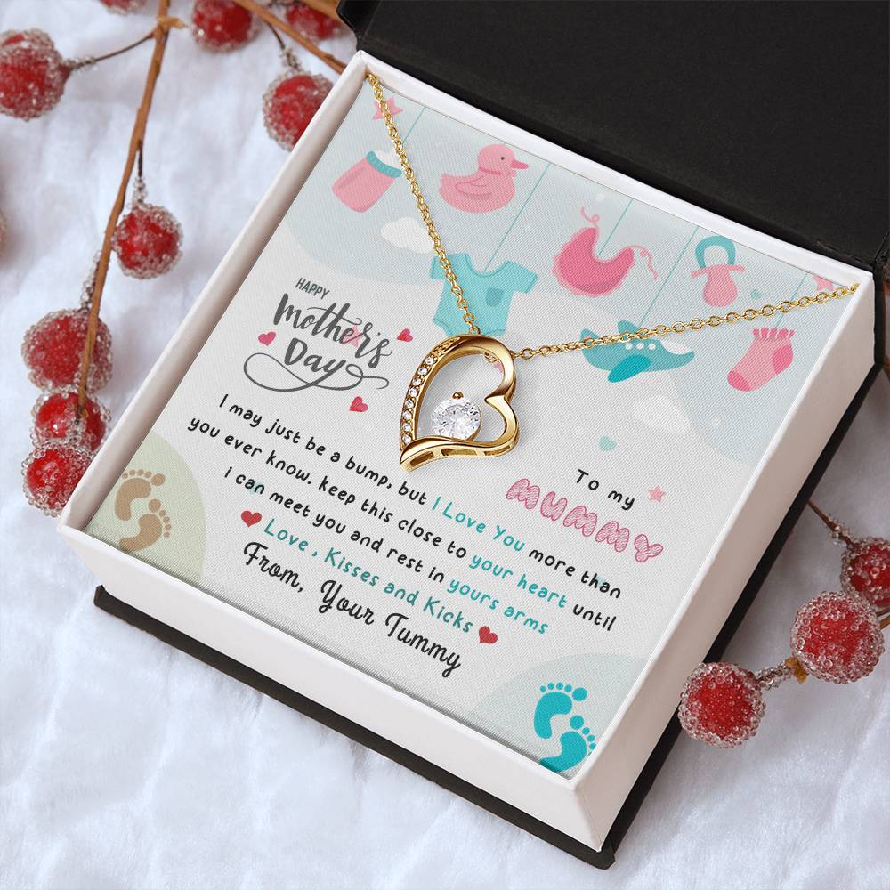 To My Pregnant Wife 1 Forever Love Necklace