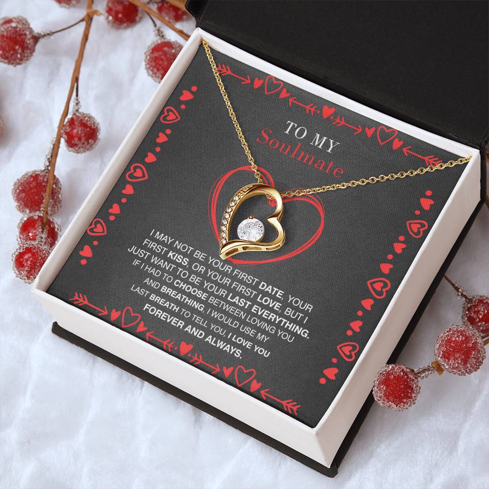 To My Future Wife Forever Love Necklace I May Not Be Your First Date Your First Kiss Necklace 1 Forever Love Necklace