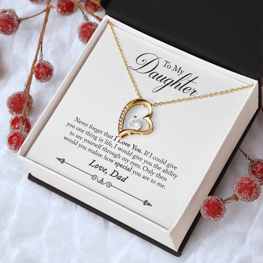 To My Daughter You Are Special 1 Forever Love Necklace
