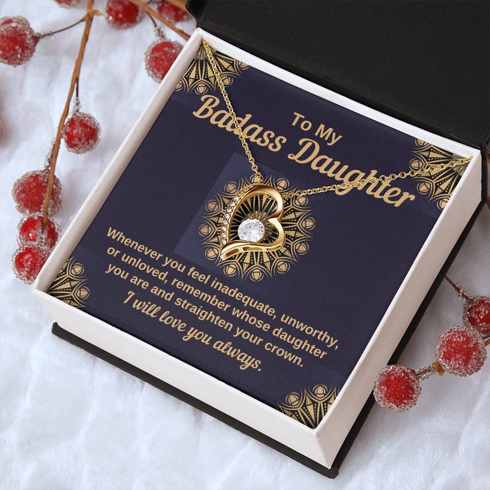 Best Daughter Gift Forever Love Necklace