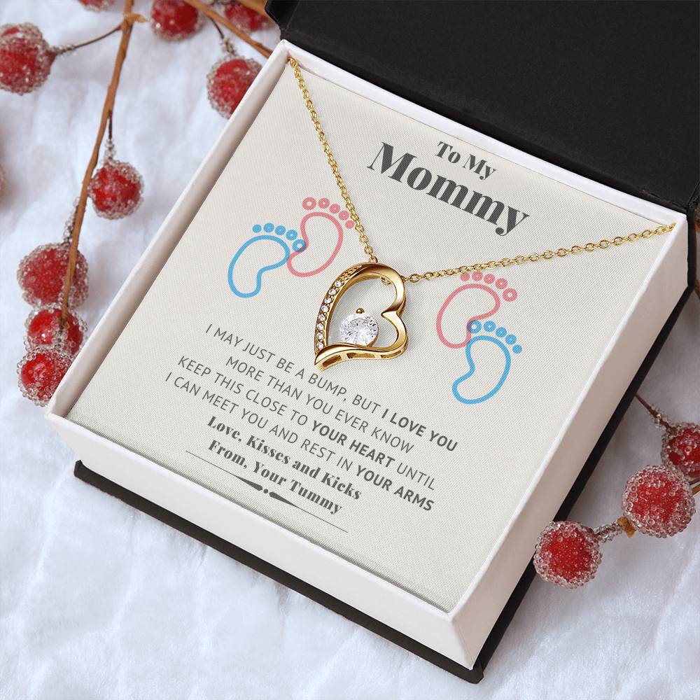 New Mommy Necklace New Mom Mother's Day Gift First Time Mom Gift New Mom Forever Love Necklace