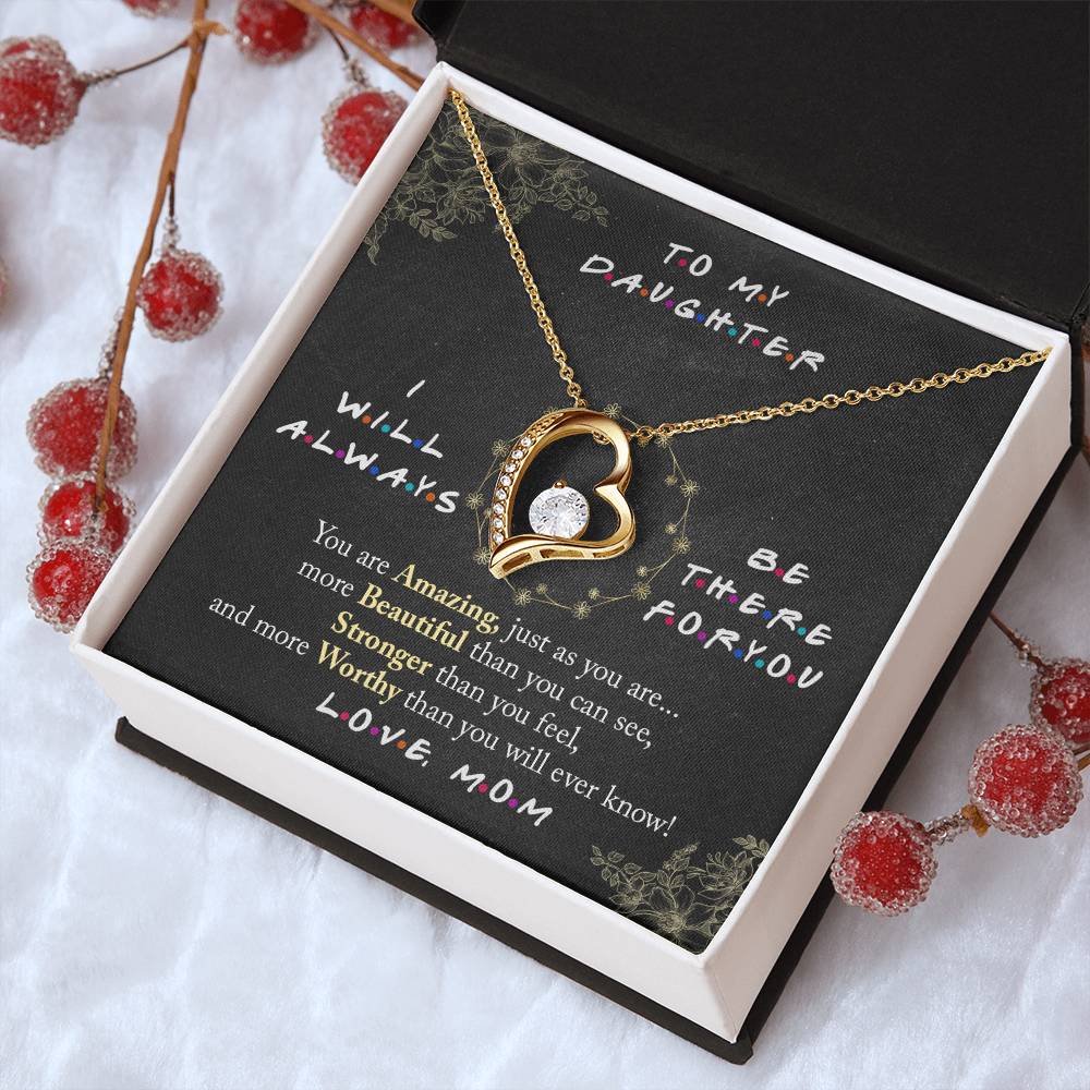 Daughter Gift Necklace Daughter Gift From Mom Daughter Birthday Gift Daughter Necklace Daughter Gift To My Daughter Love Knot Forever Love Necklace