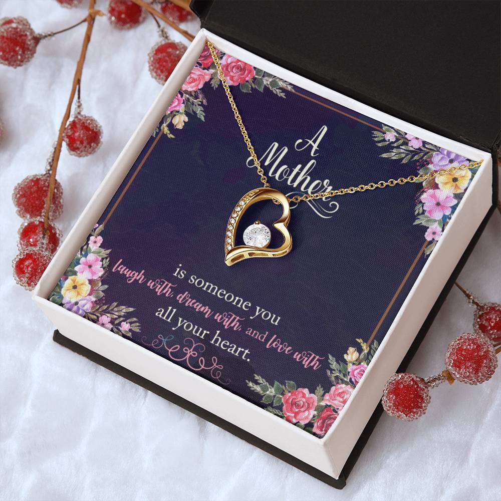 Love Mom Forever Love Necklace