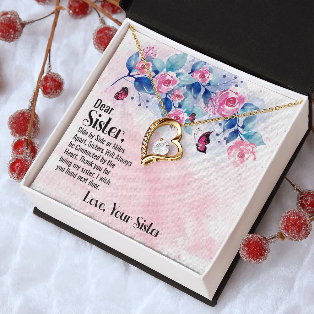 Sister Forever Love Necklace Forever Love Necklace
