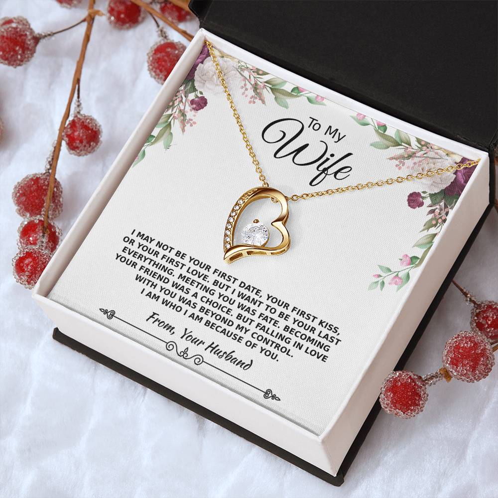 To My Wife - Your Last Everything - Necklace 2 Forever Love Necklace