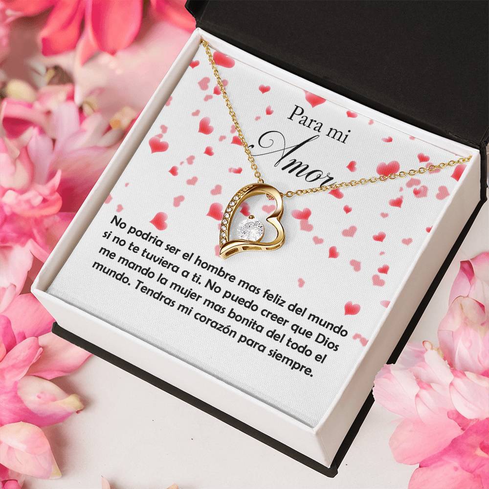 Tendras Mi Corazon Forever Love Necklace
