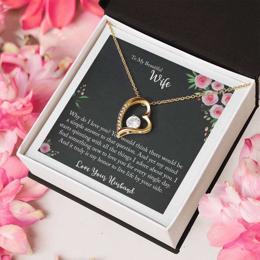 Husband's Love Necklace 3 Forever Love Necklace