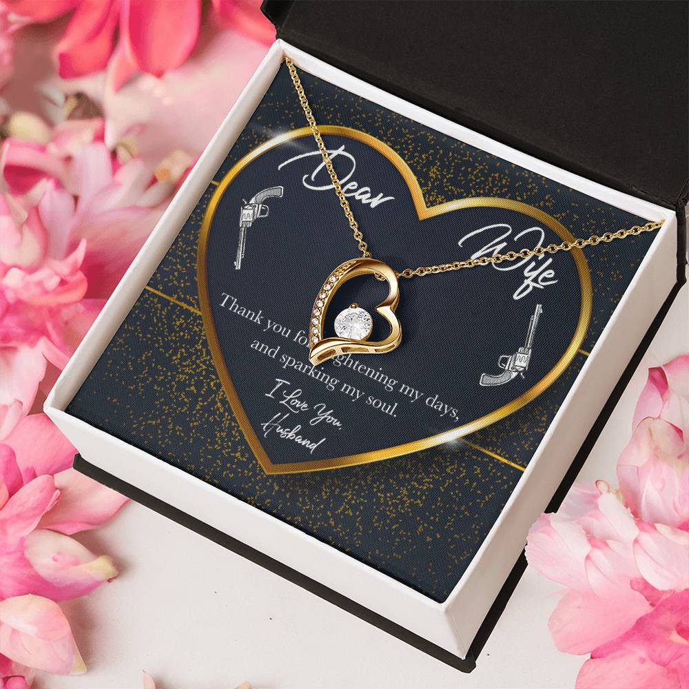 Dear Wifei Love You 1 Forever Love Necklace