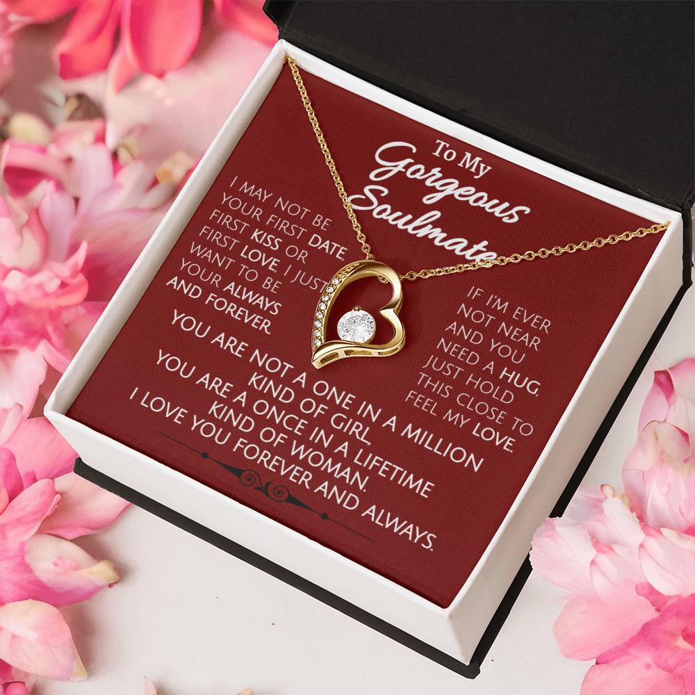 Hold This Close To My Gorgeous Soulmate Stunning Necklace 1 Forever Love Necklace