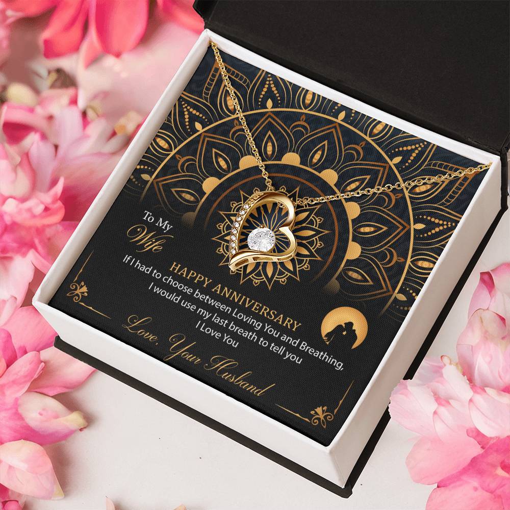 Anniversary Gifts For Wife Forever Love Necklace