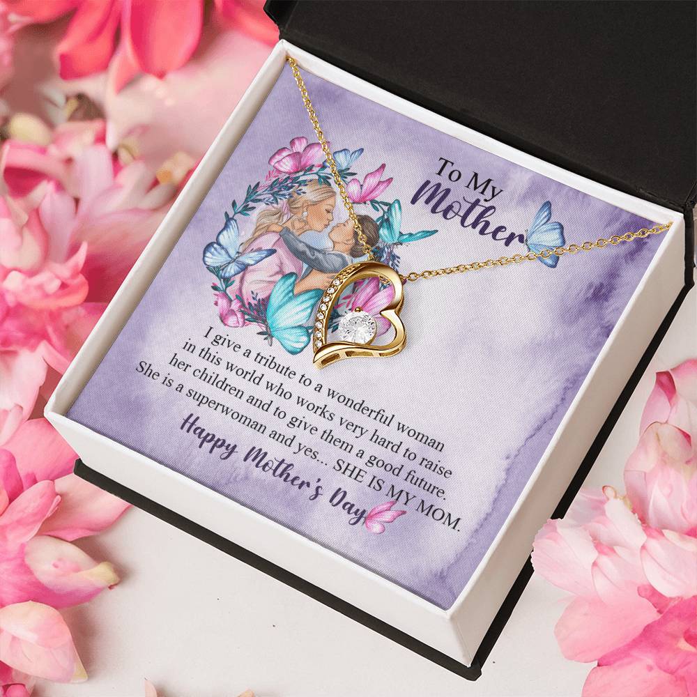 Mother's Day Necklace Forever Love Necklace