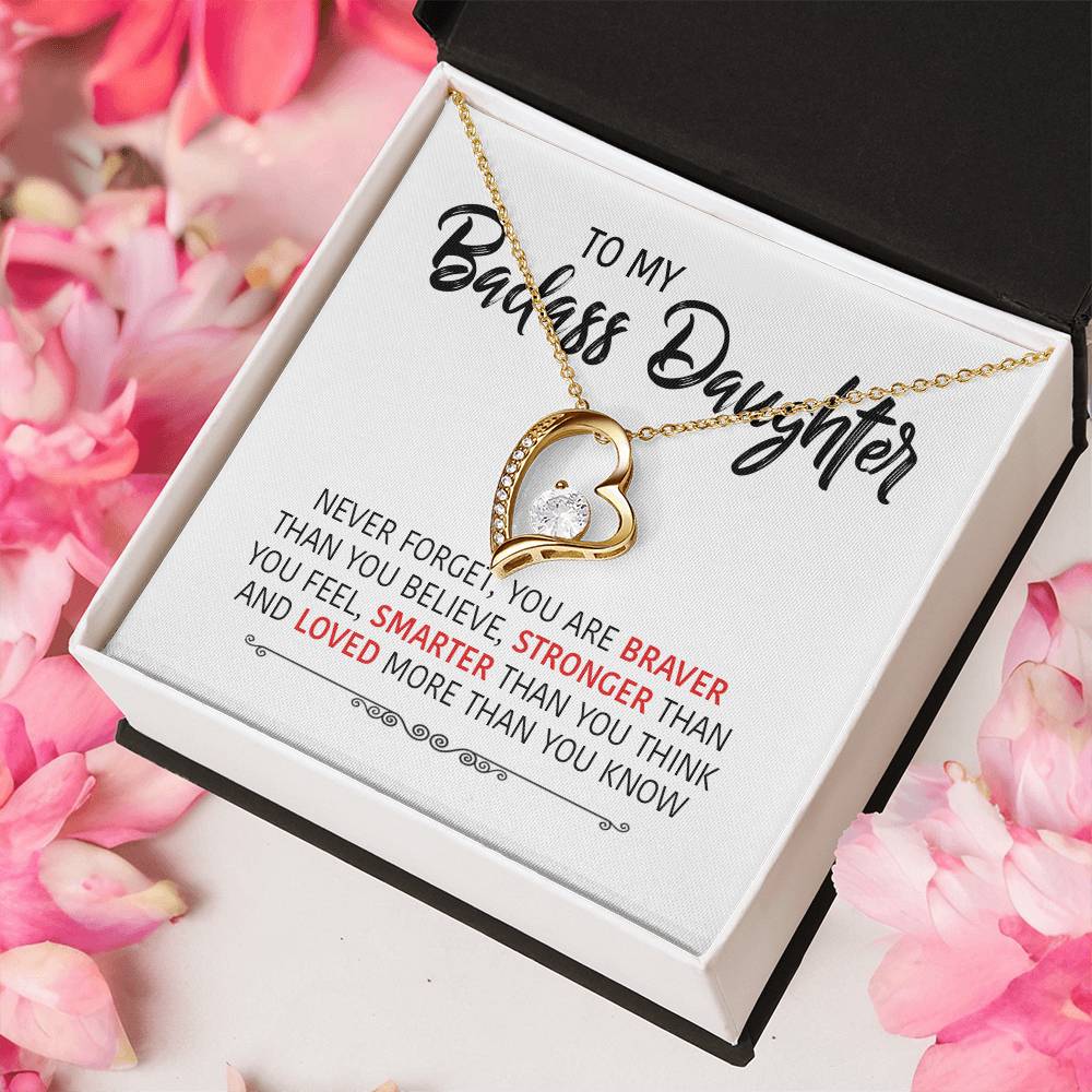 Perfect Gift For Your Daughter Forever Love Necklace