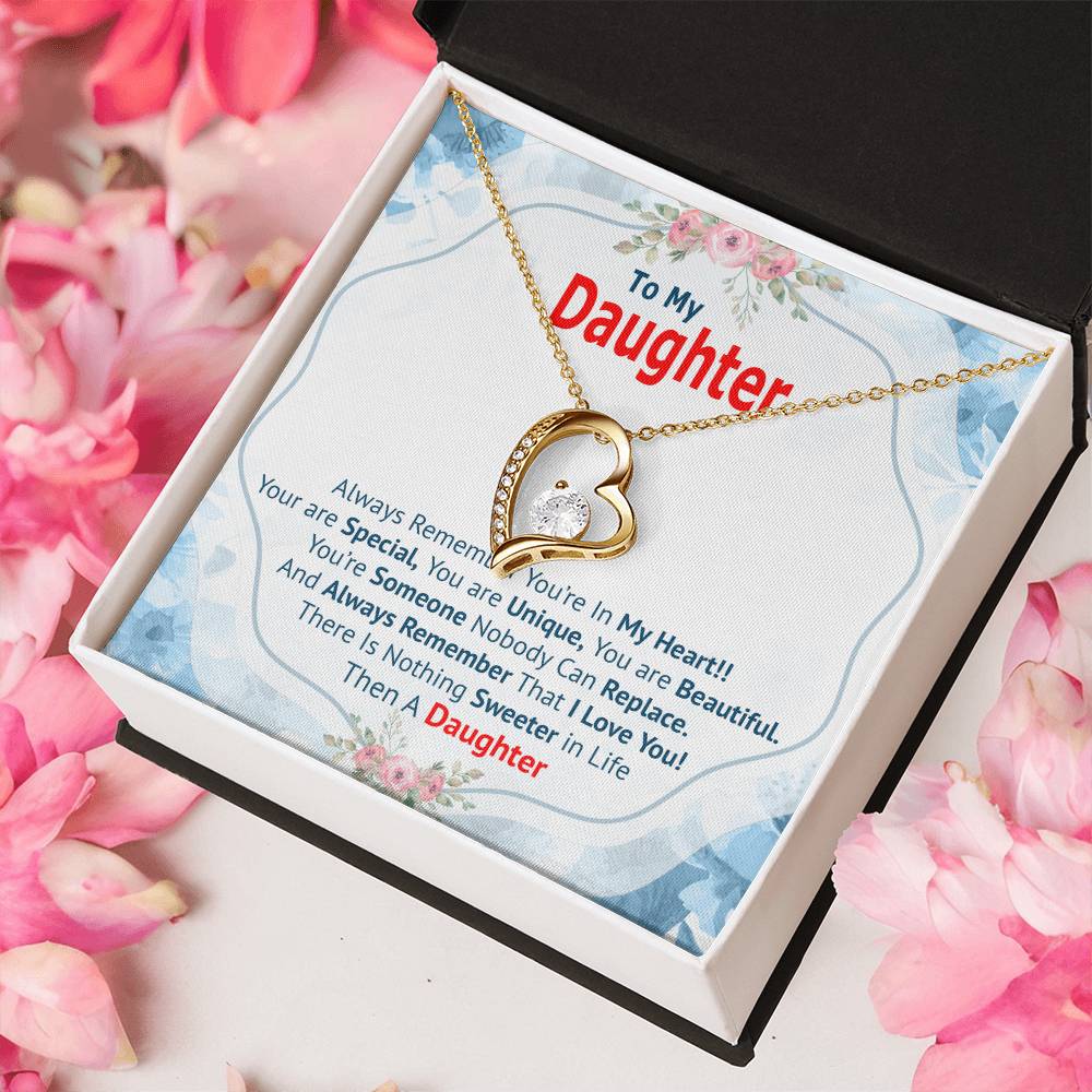 To My Daughter Moon And Back Necklace Meaningful Necklace For Daughter Sterling Silver Dad To Daughter Necklace Forever Love Necklace