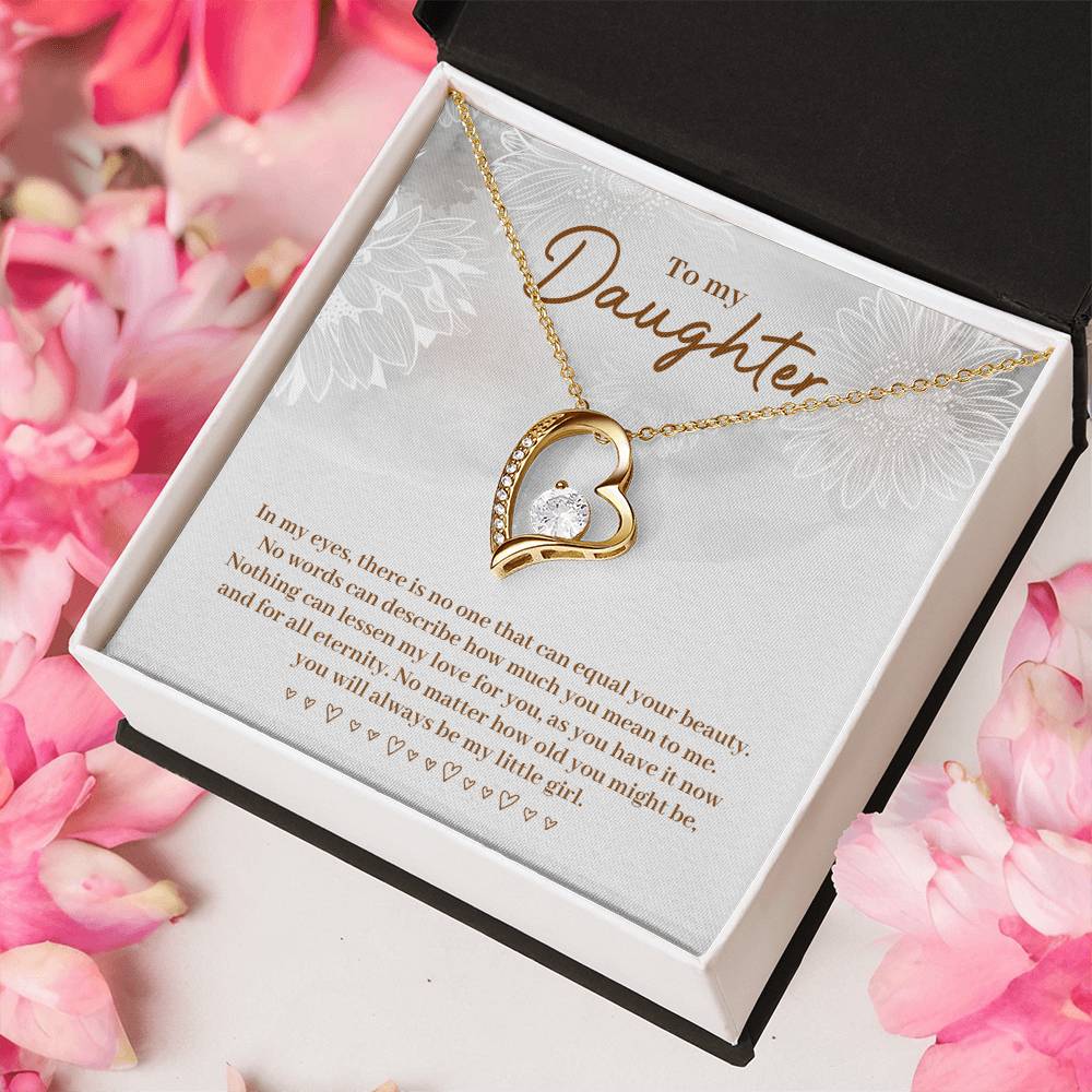 To My Daughter Daughters Birthday Unique Grown Up Daughter Daughter Birthday Gift Daughter Jewelry Daughter Necklace Daughter Gift Necklace Gift For Forever Love Necklace