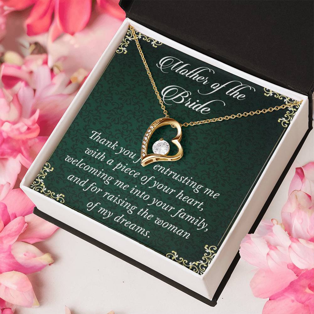 Mother Of The Bride Gift Customize Mother Of The Bride Wedding Gift Mom Of The Bride Gift Mother Of The Bride Forever Love Necklace Forever Love Necklace