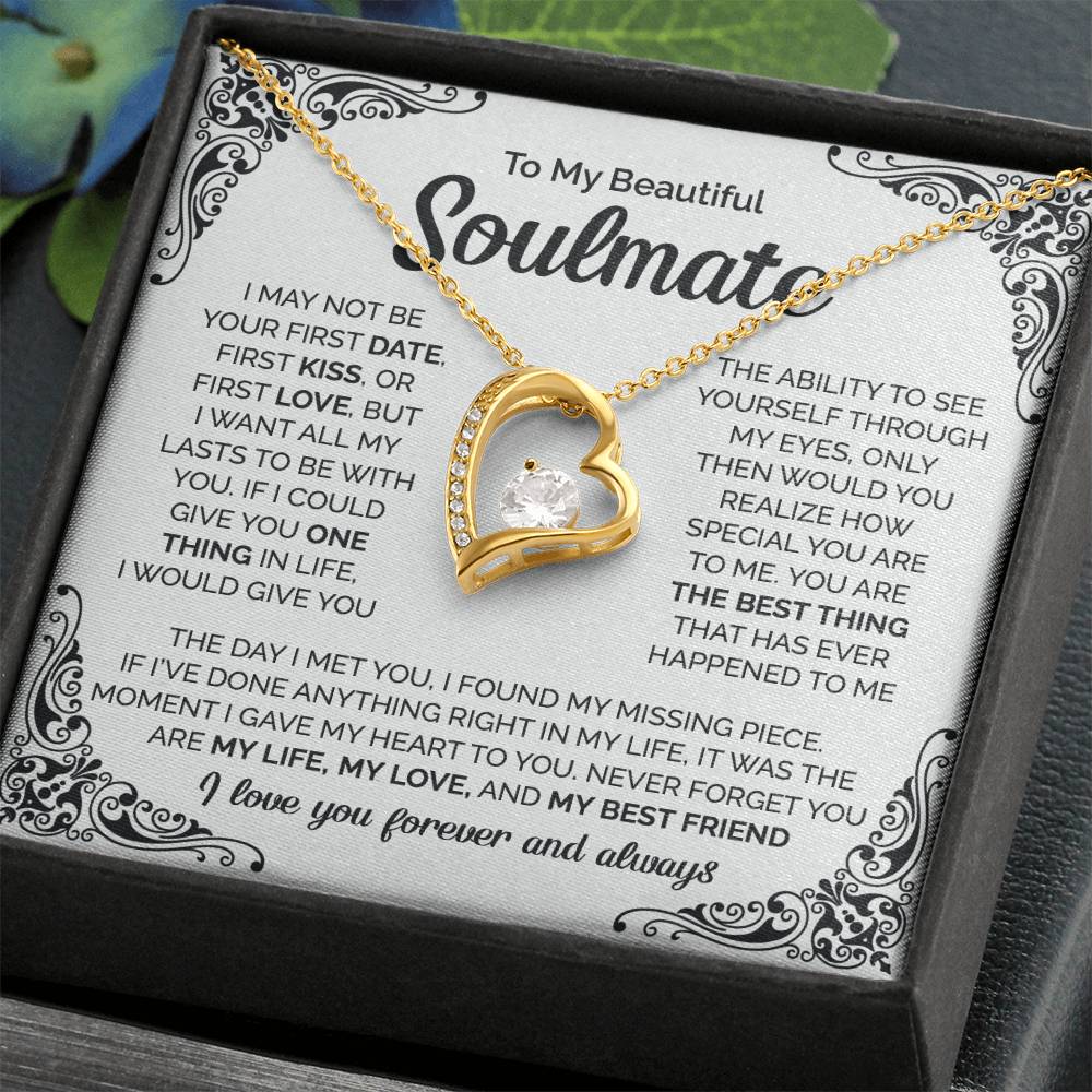 You Are My Life, My Love, And My Best Friend - Forever Love Necklace