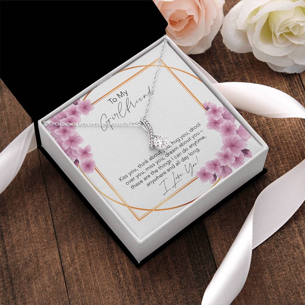 All About Beauty Necklace To My Girlfriend Necklace For Girlfriend Girlfriend Jewelry Girlfriend Gift Anniversary Gift For Girlfriend Alluring Beauty Necklace