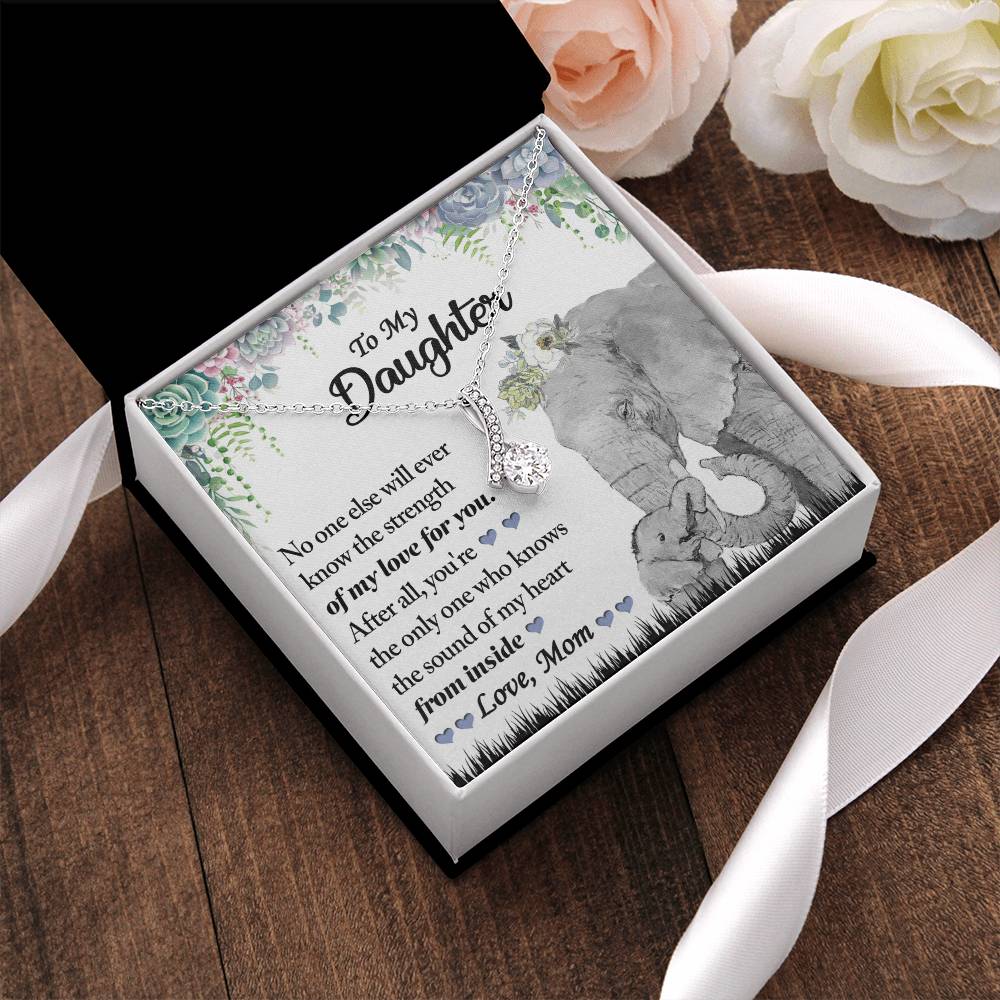 The Sound Of My Heart - Best Gift For Daughter Alluring Beauty Necklace