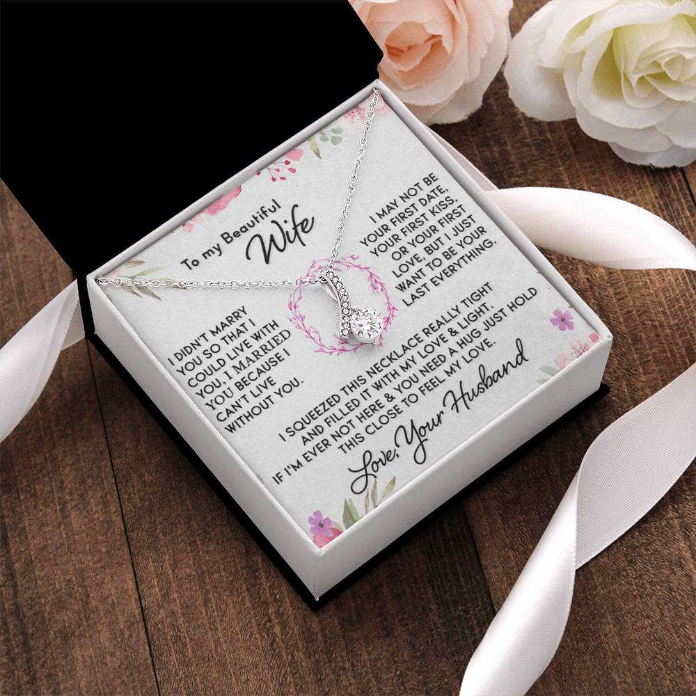 To My Beautiful Wife 3 Alluring Beauty Necklace