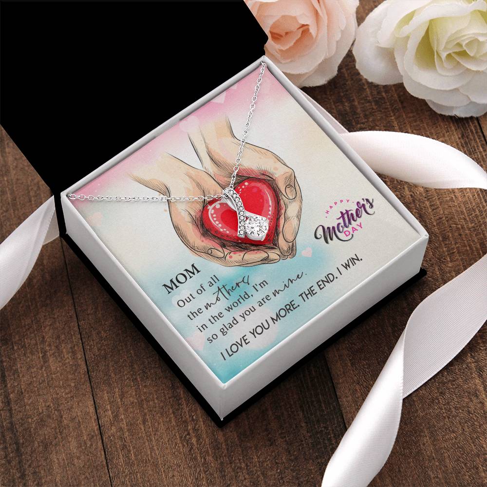 Mom Necklace - Mothers Day Gifts For Mom Alluring Beauty Necklace
