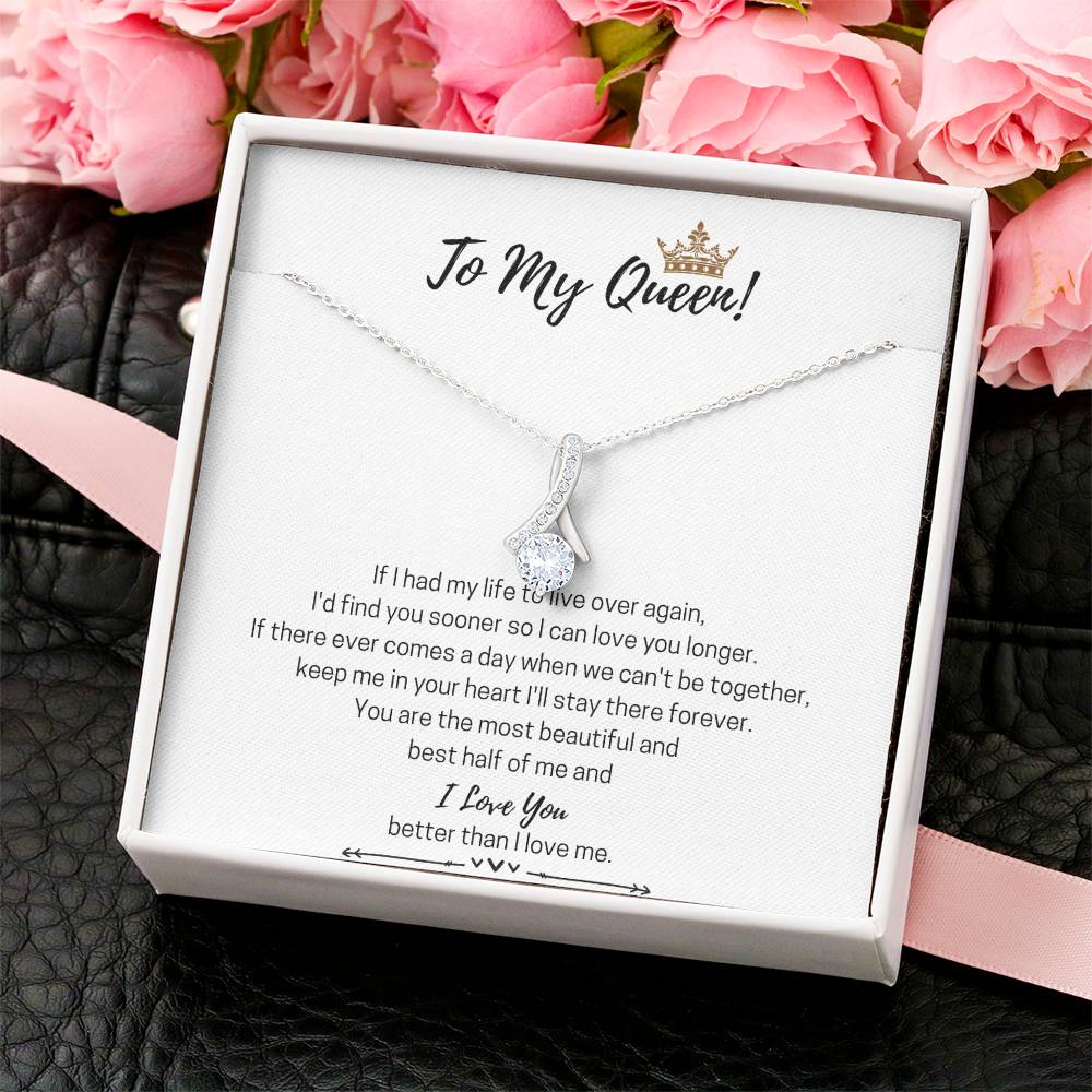 To My Crowned Queen - Alluringbeauty Necklace - Ihd3 Alluring Beauty Necklace