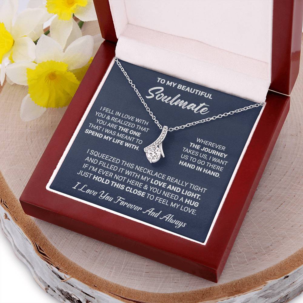 Gift For Your Soulmate Christmas - Feel My Love - Alluring Alluring Beauty Necklace