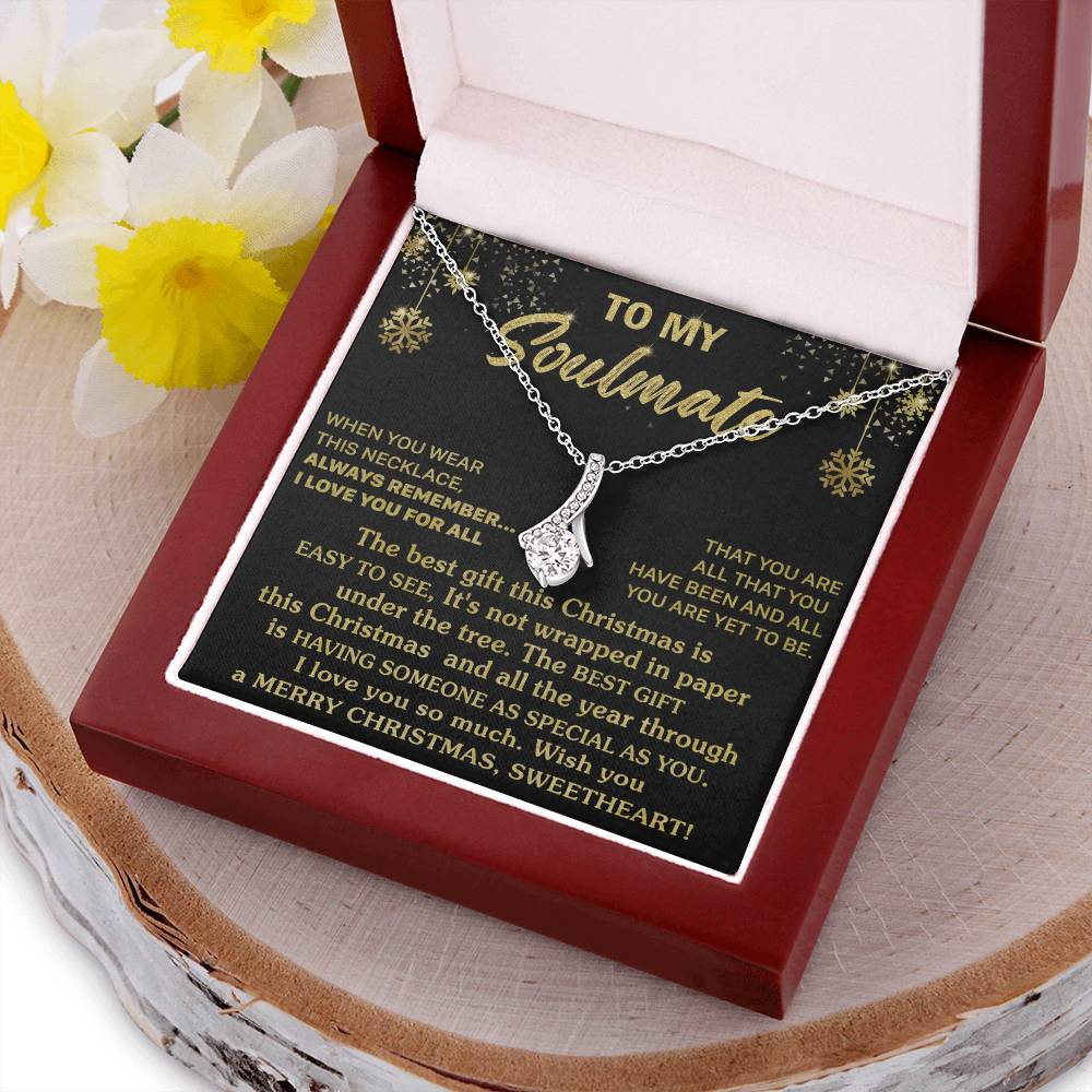 Gift For Your Soulmate Christmas - Someone Special - Alluring Alluring Beauty Necklace