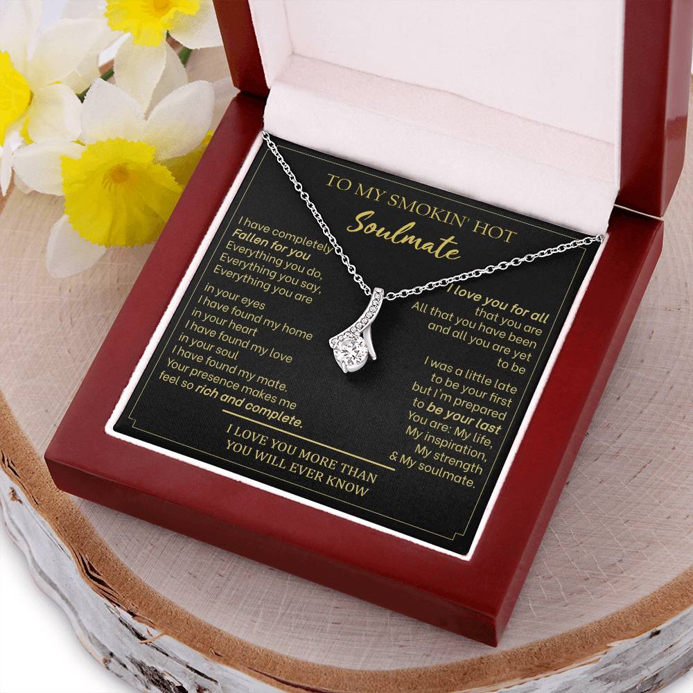 Gift For Your Soulmate - Your Presence Makes Me Complete - Alluring 1  Alluring Beauty Necklace