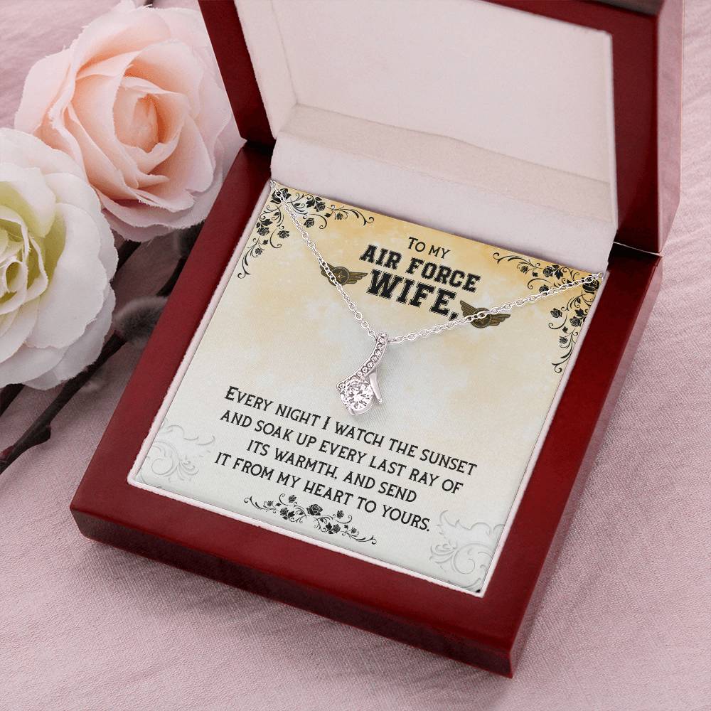 Alluring Beauty Necklace - To My Air Force Wife Alluring Beauty Necklace