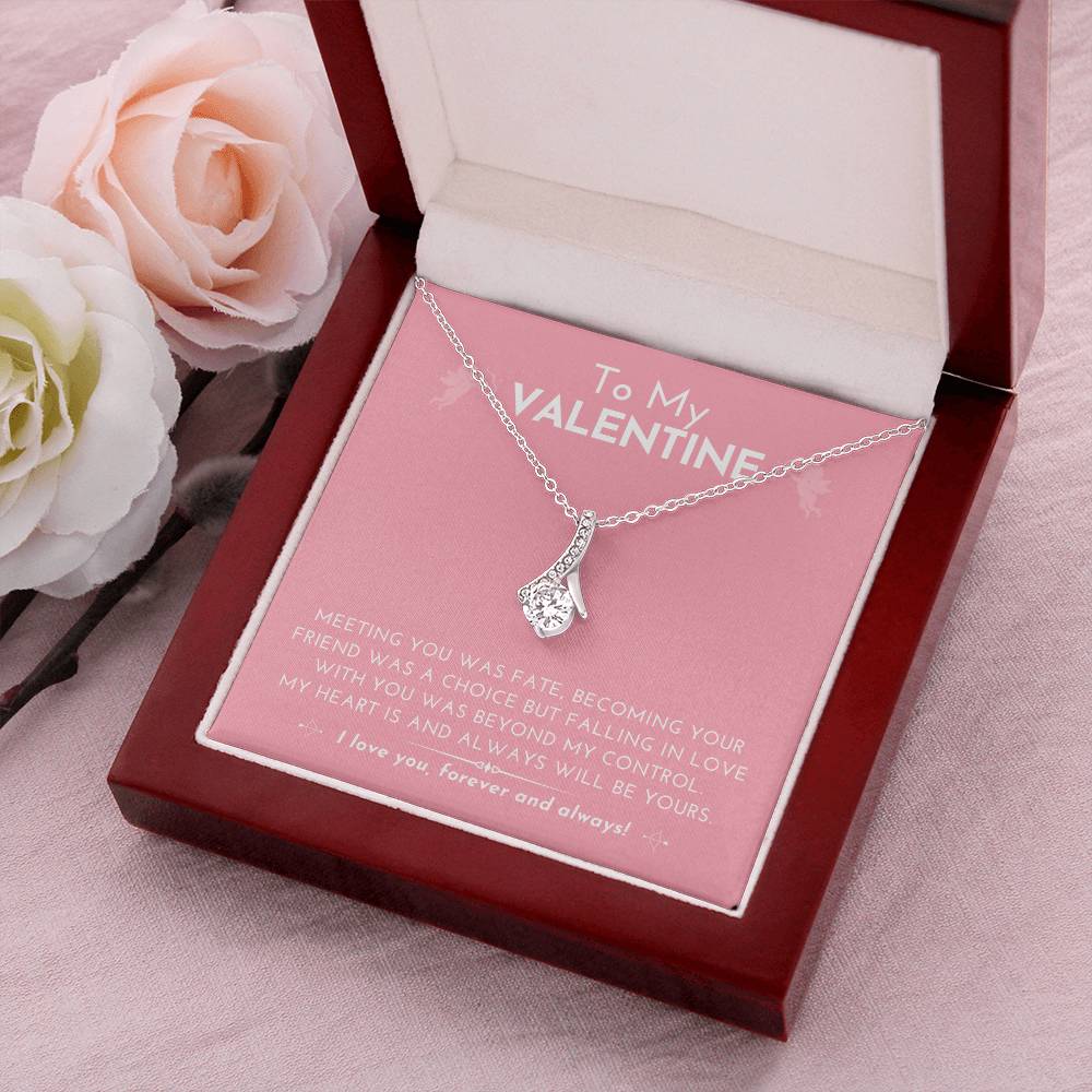 Alluring Love Necklace Falling In Love With You Was Beyond My Control....... Alluring Beauty Necklace