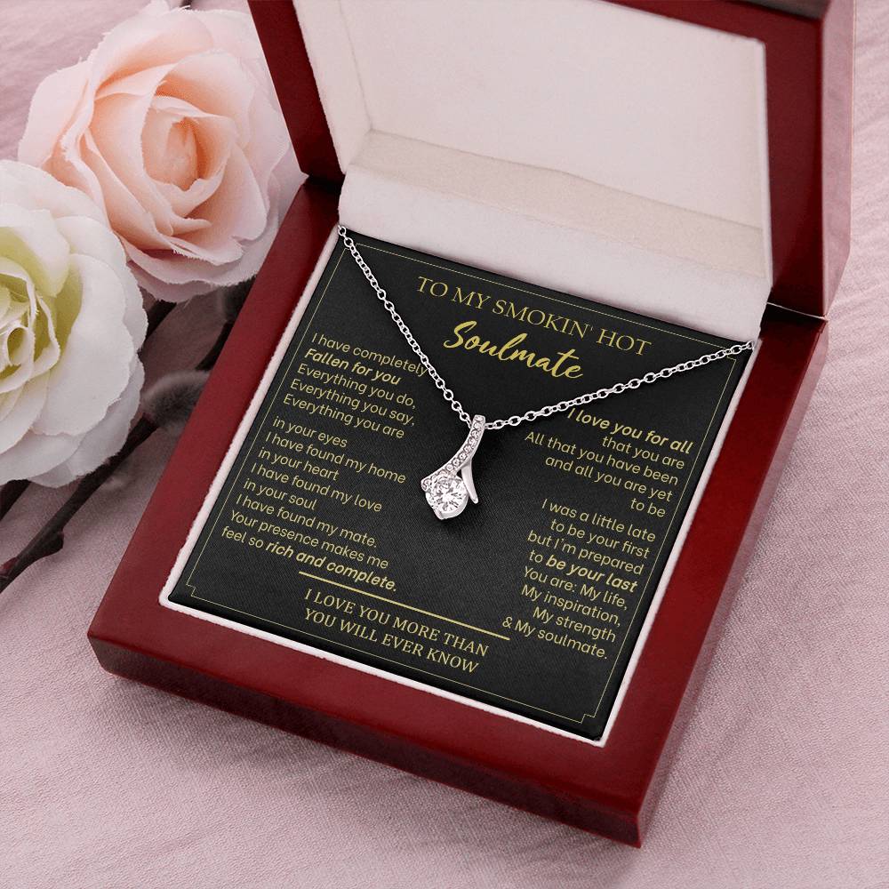 Gift For Your Soulmate - Your Presence Makes Me Complete - Alluring 1  Alluring Beauty Necklace