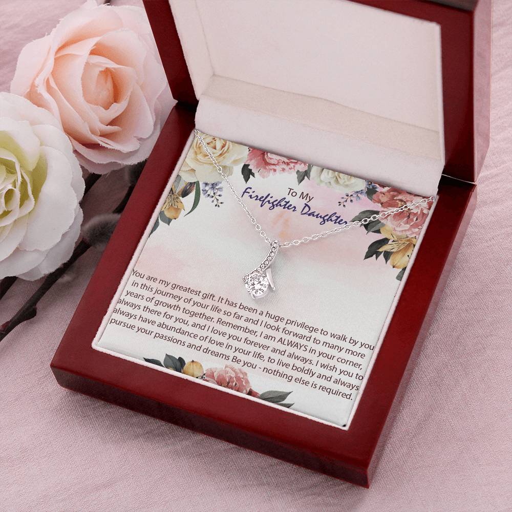 Alluring Necklace For Firefighter Daughter Alluring Beauty Necklace