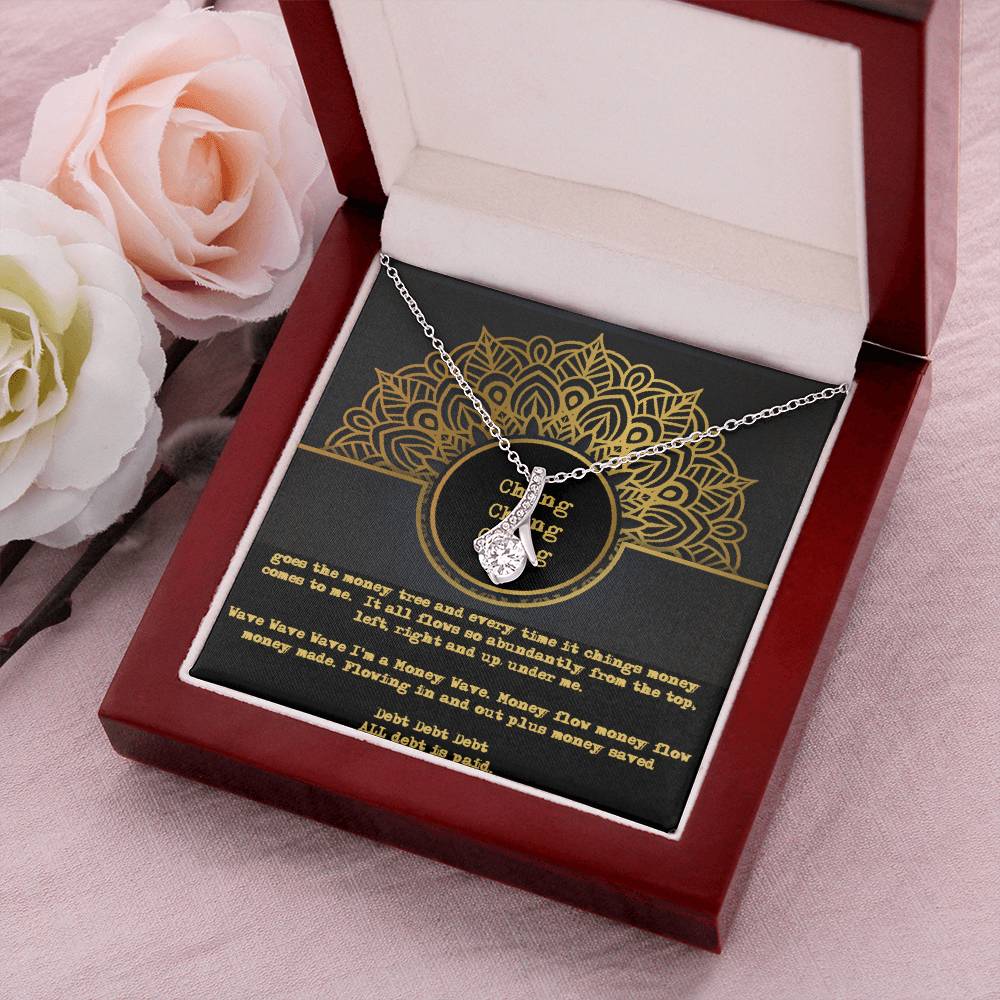 Ching Ching Ching Goes The Money Tree Daily Mantra Alluring Beauty Bling Prosperity Necklace Alluring Beauty Necklace