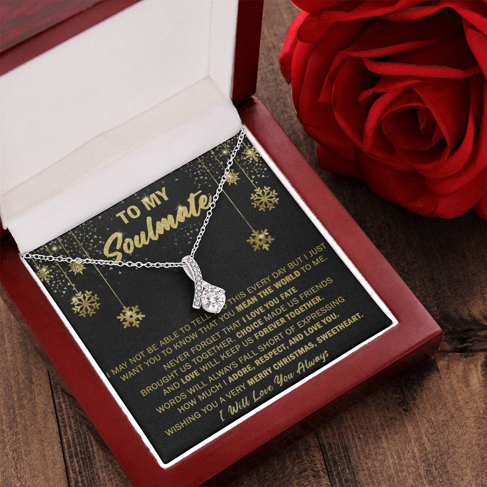 Gift For Your Soulmate Christmas - Respect - Alluring Alluring Beauty Necklace