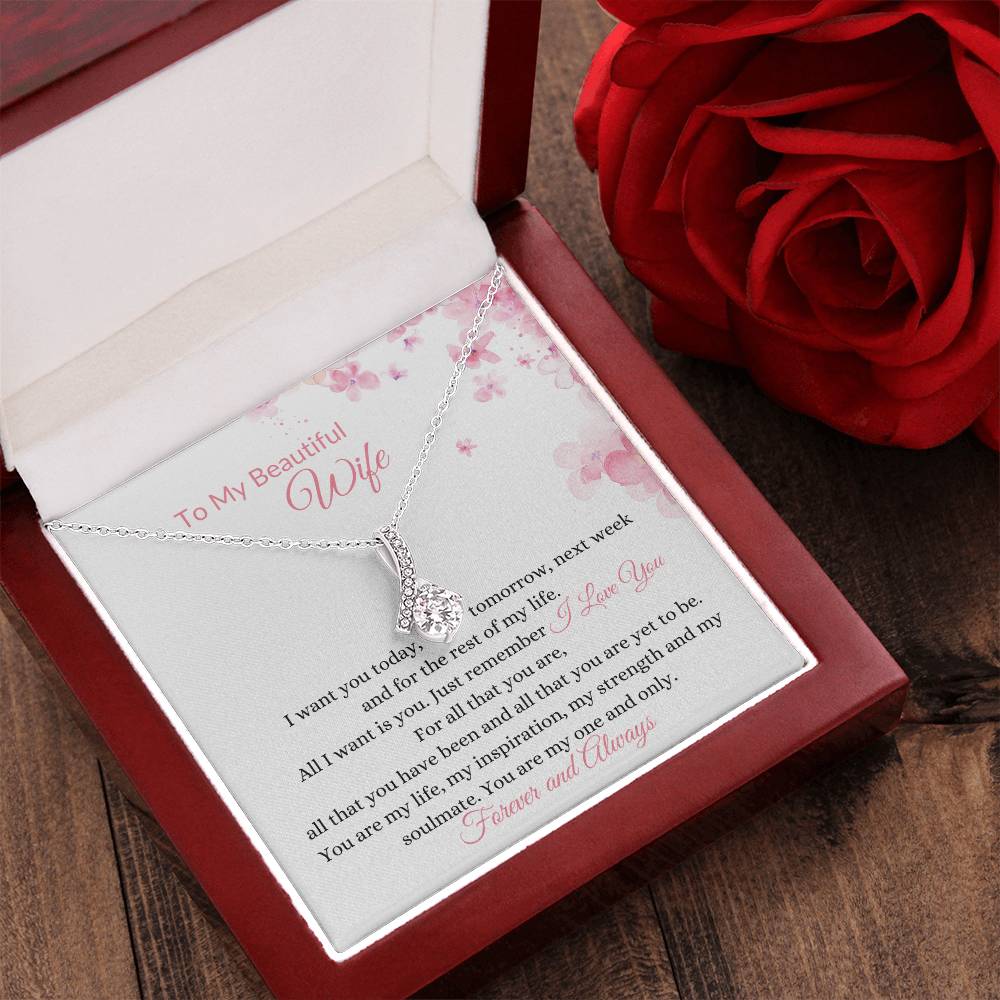 To My Beautiful Wife 6 Alluring Beauty Necklace