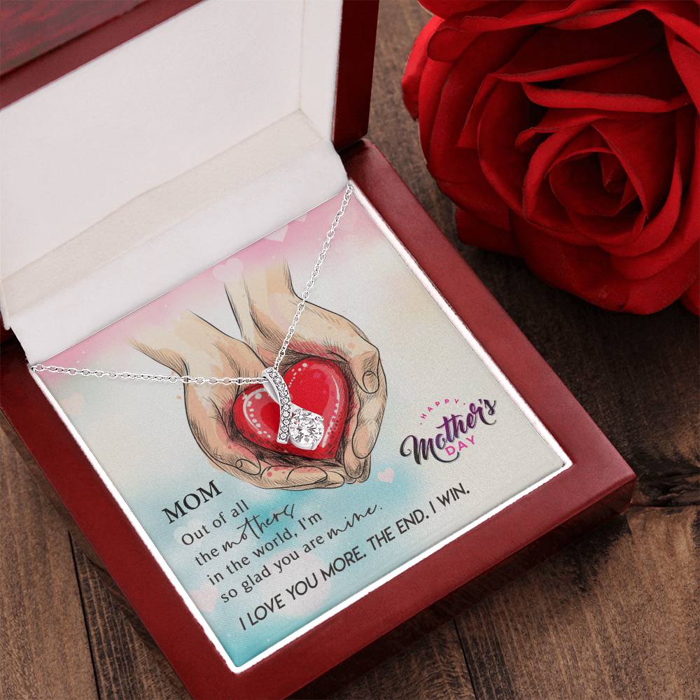 Mom Necklace - Mothers Day Gifts For Mom Alluring Beauty Necklace