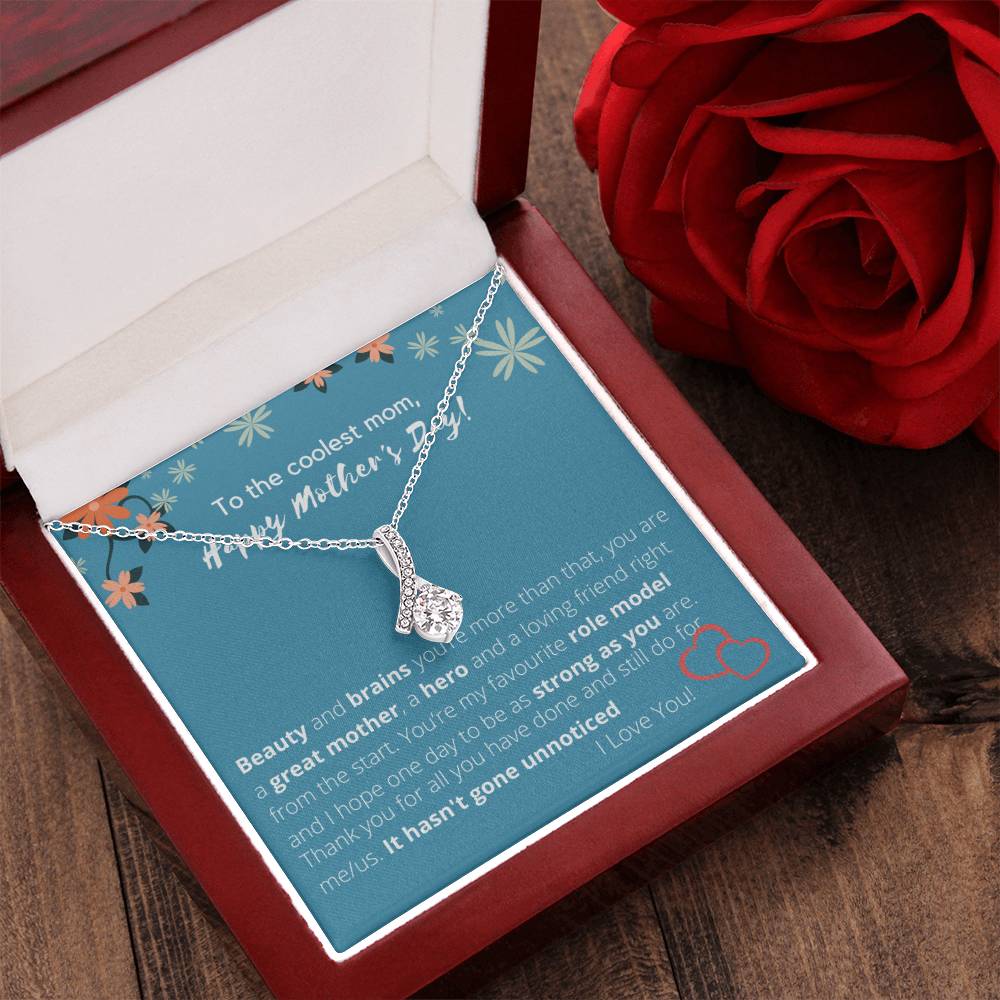 Beauty And Brains You’Re More Than That Alluring Beauty Necklace