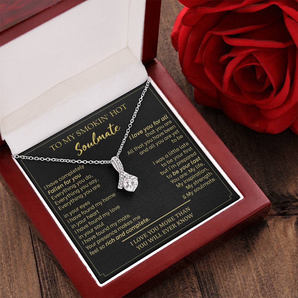 Gift For Your Soulmate - Your Presence Makes Me Complete - Alluring 1  Alluring Beauty Necklace