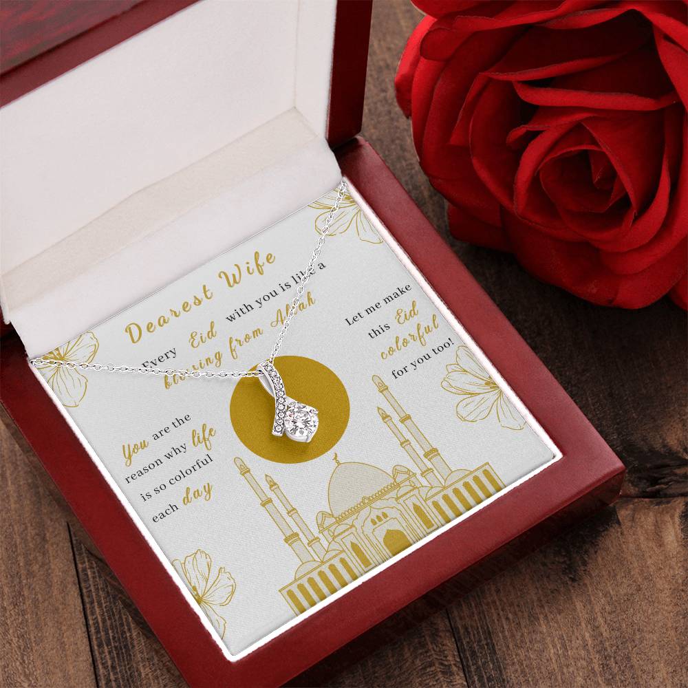Beautiful Eid Gift For Wife 1  Alluring Beauty Necklace