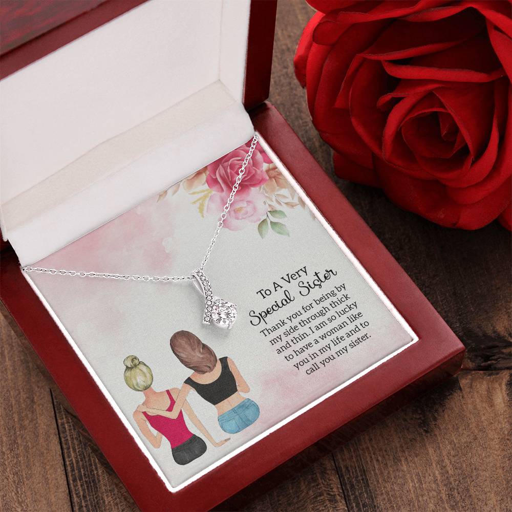 To A Very Special Sister - Alluring Beauty Necklace Alluring Beauty Necklace