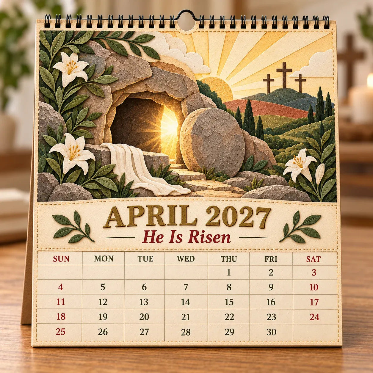 2027 Walking With Jesus Wall Calendar